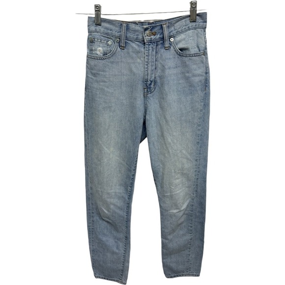 Madewell Denim - Madewell The Perfect Straight Leg Light Weight Jeans Size 23 Basic Everyday Wear